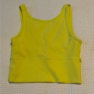 Lululemon Ribbed Cropped Tank Top